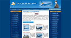 Desktop Screenshot of dichvuvemaybay.com