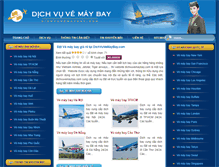 Tablet Screenshot of dichvuvemaybay.com